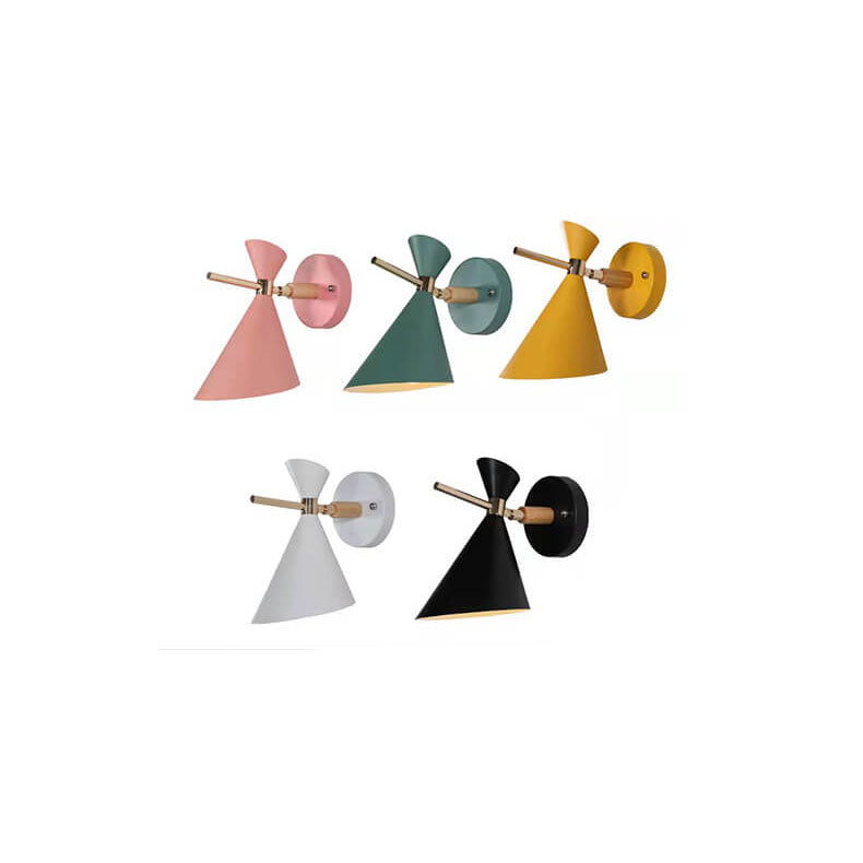 Kirrea Minimal Scandinavian Wall Lamp With Horn Shade