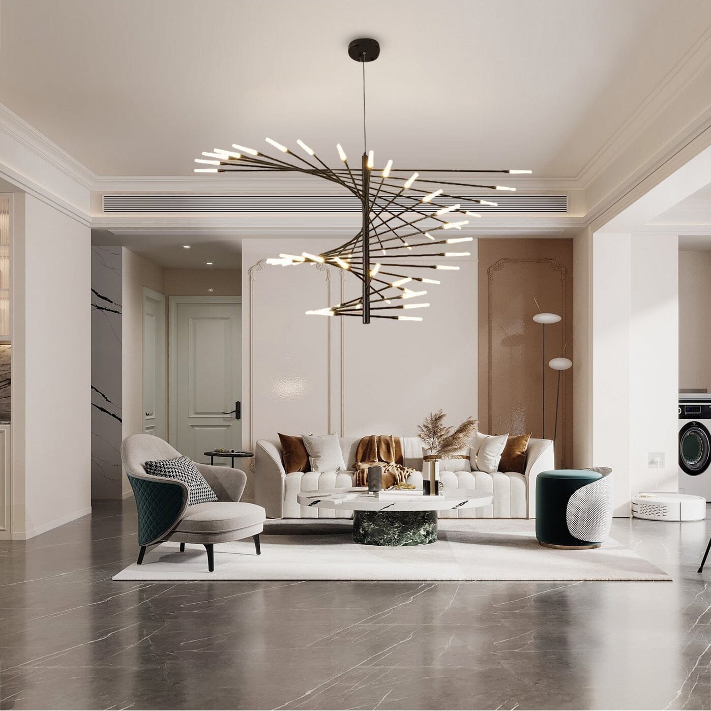 Elvora Spiral Chandelier