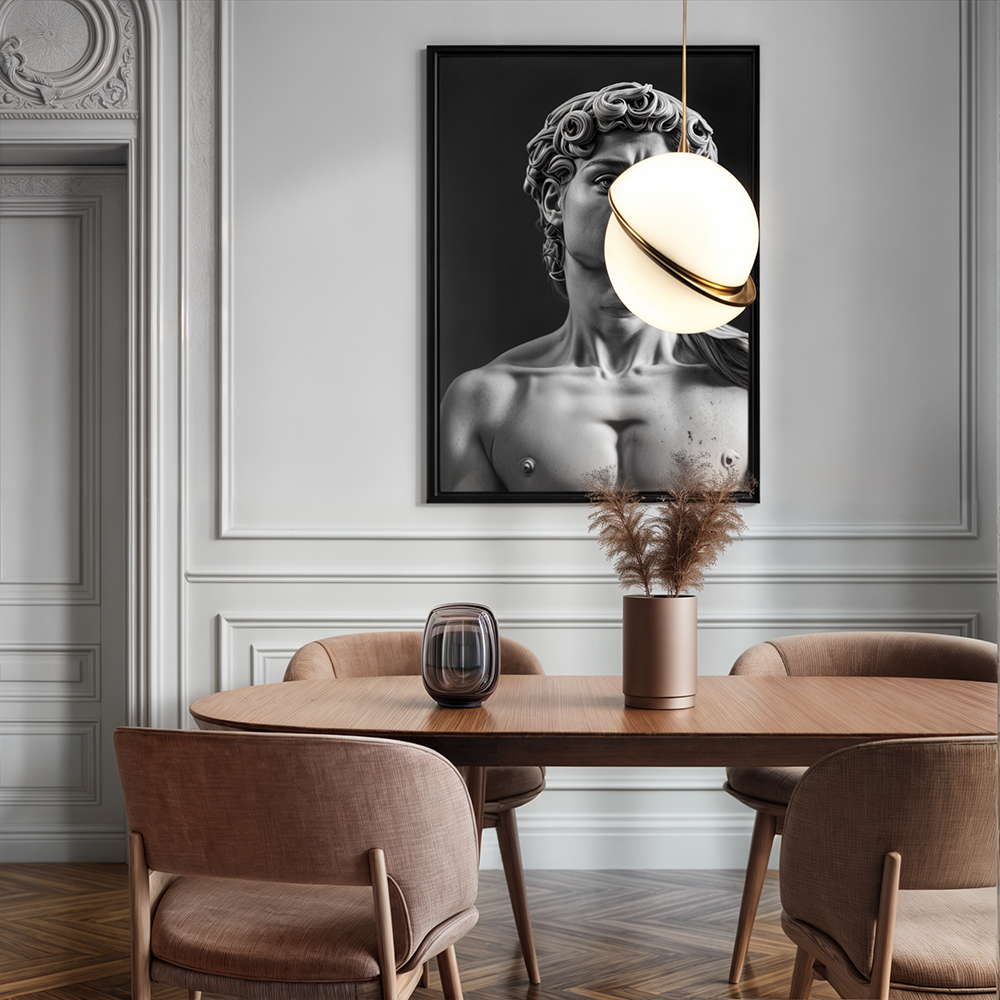 Kairo Orbit Aluminium Pendant Light Celestial Modern Ceiling Fixture