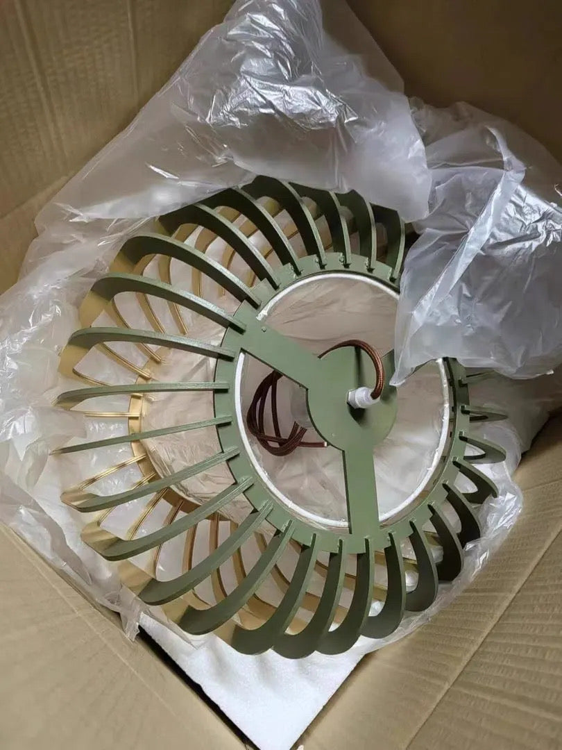 Astraeon Birdcage Pendant Lights Made From Handcrafted Wood Modern Rustic