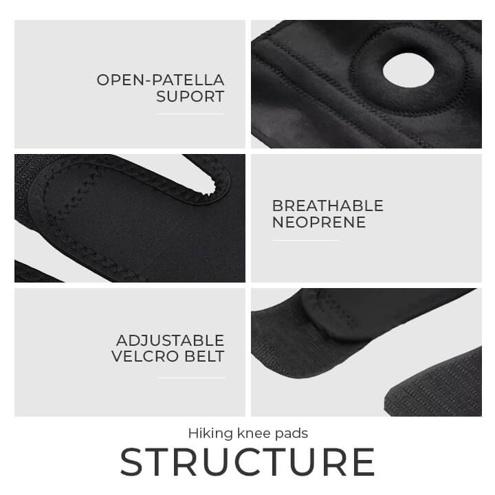 Open-Patella Knee Brace