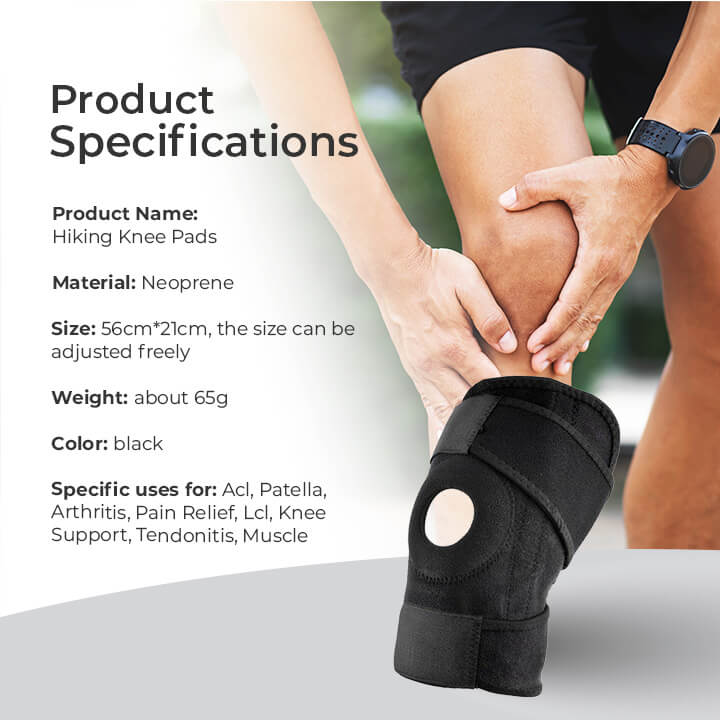 Open-Patella Knee Brace
