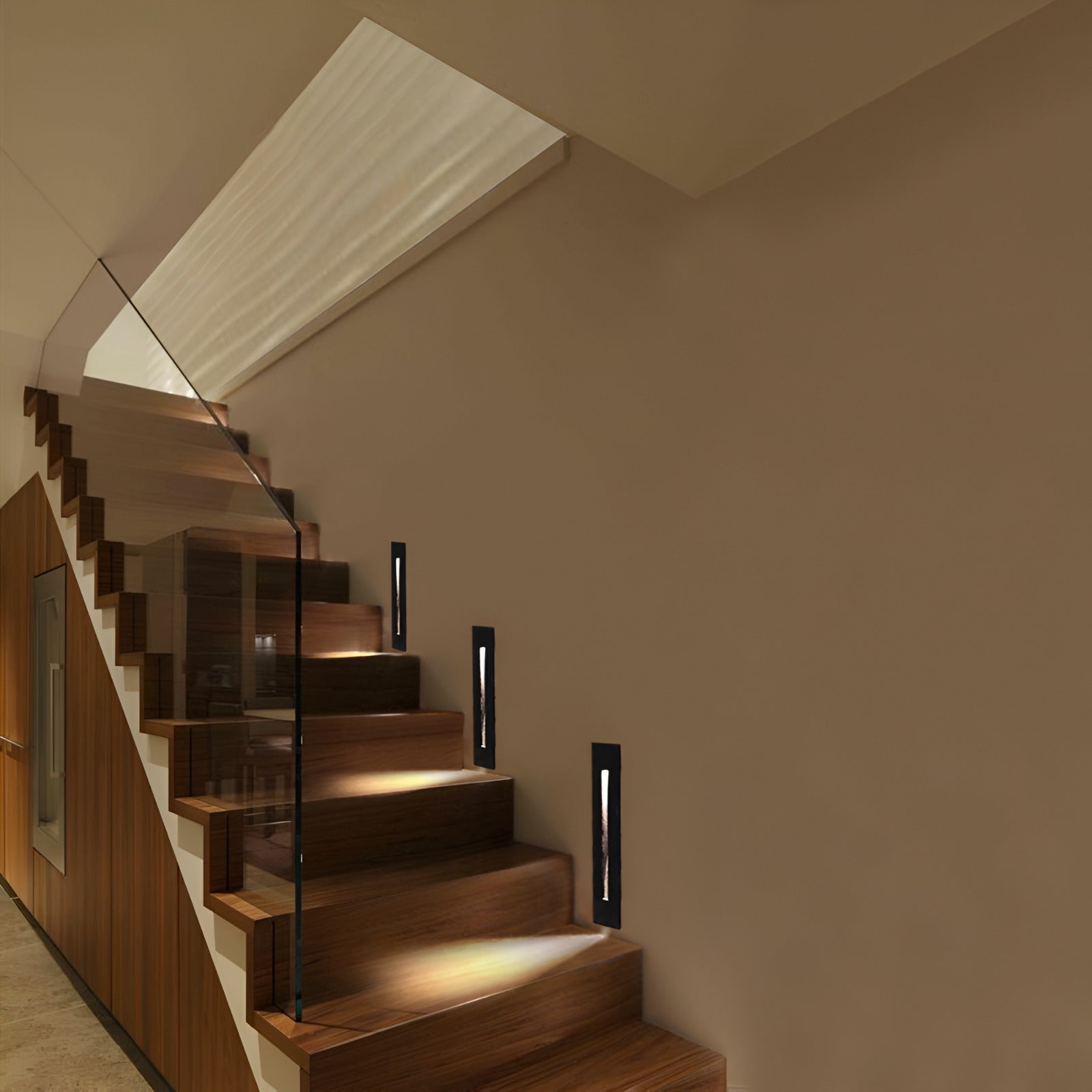 NovaStep Recessed LED Wall Light 3W for Stairs and Hallways