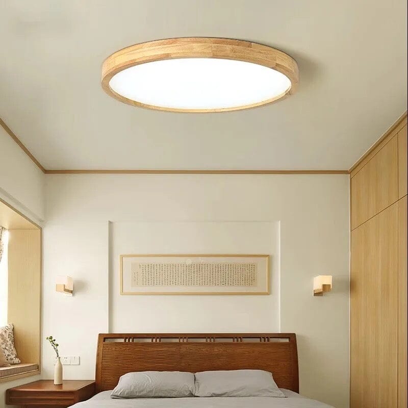 Luminor | Nordic Oak Ceiling Lights With Acrylic Shade