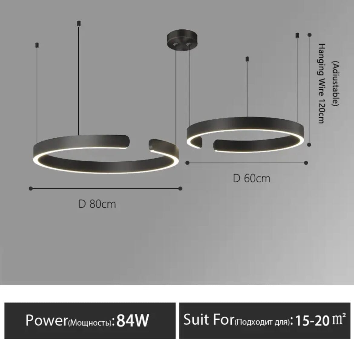 Solara | Elegant Imperial Ring Chandelier for Dining Rooms