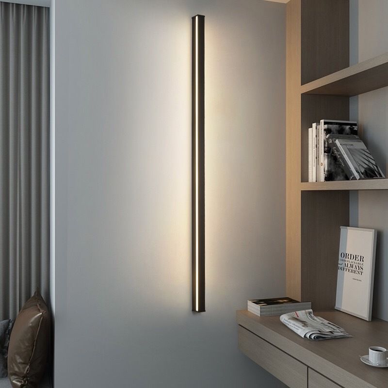 Minimalist linear wall lamp LED atmospheric lighting