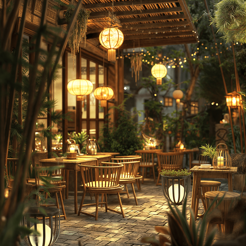 LyraBloom Flower Pot Table Lamp | Solar Outdoor Garden Light