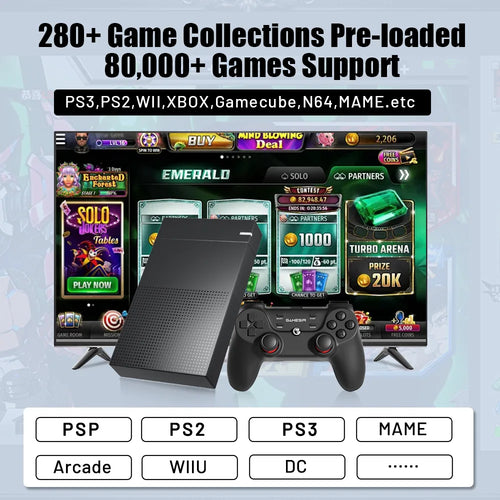 12TB Hyperspin, Launchbox, Retrobat, Playnite, Teknoparrot 5v1 pevný disk