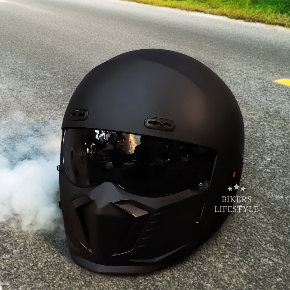 レトロパイロットモーターサイクルヘルメット – DOTおよびECE認定、時代を超えたデザイン