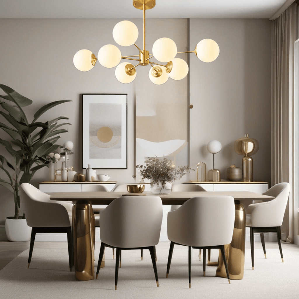 Nyra Opaline Chandelier Nordic Inspired Iron And Glass Fixture