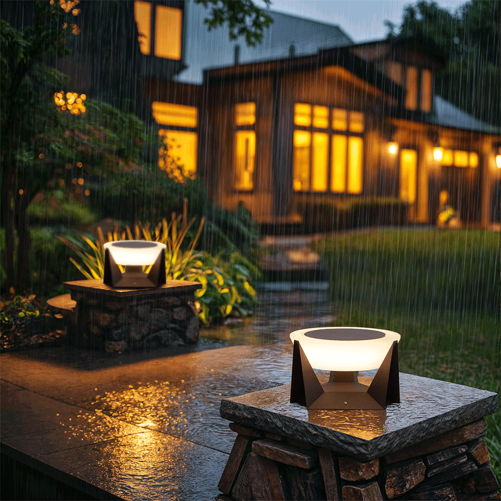 Silvyr Outdoor Solar Porch Light Nordic Inspired Wall Lamp