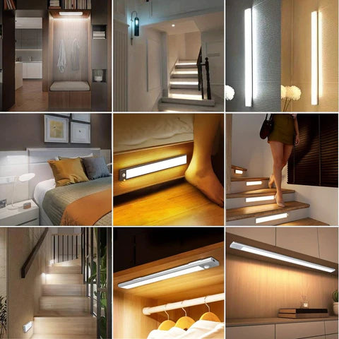 Sensglow - Magnetisk bevegelsessensorlampe for stilfull hjemmebelysning | 1+1 gratis