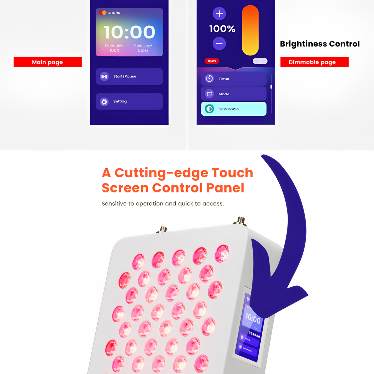 Red light therapy Panel | At Home Infrared Light Therapy Device