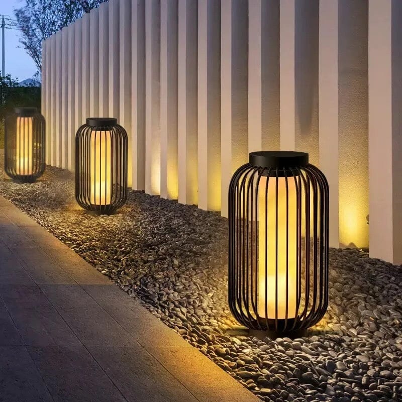 Novae Cage Lanterns Waterproof Outdoor Lighting for Patios