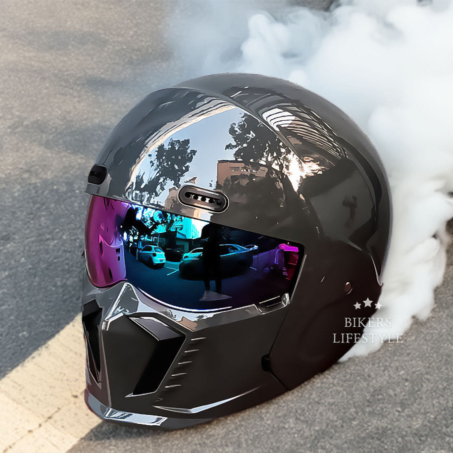 レトロパイロットモーターサイクルヘルメット – DOTおよびECE認定、時代を超えたデザイン