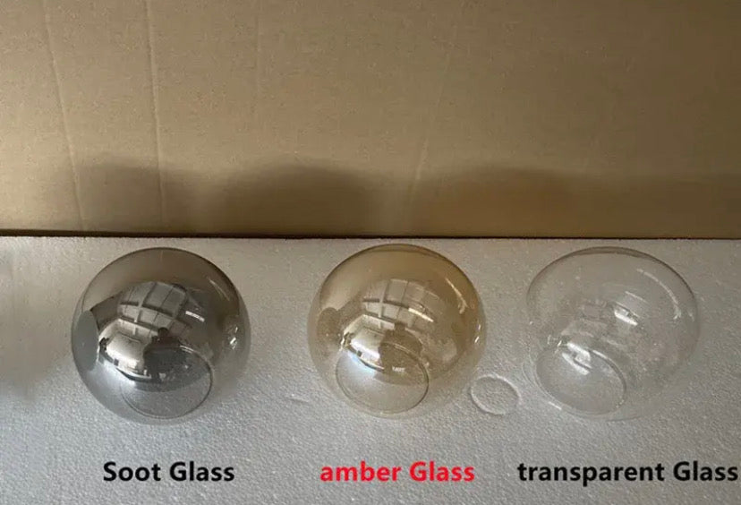 Aurelia Glass Bean Chandelier With Integrated LED Lighting