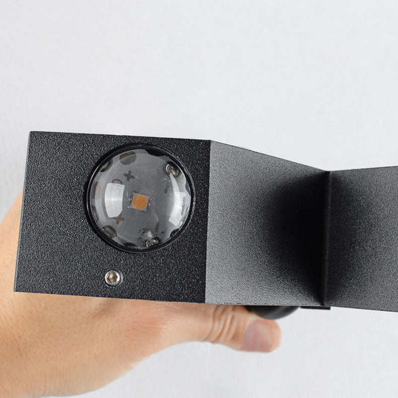 Averly X Shaped Waterproof LED Wall Light 4 Light Outdoor