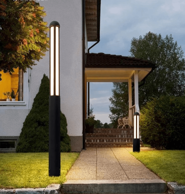 Elara Outdoor LED Lamp Waterproof Aluminum Light With Acrylic Shade