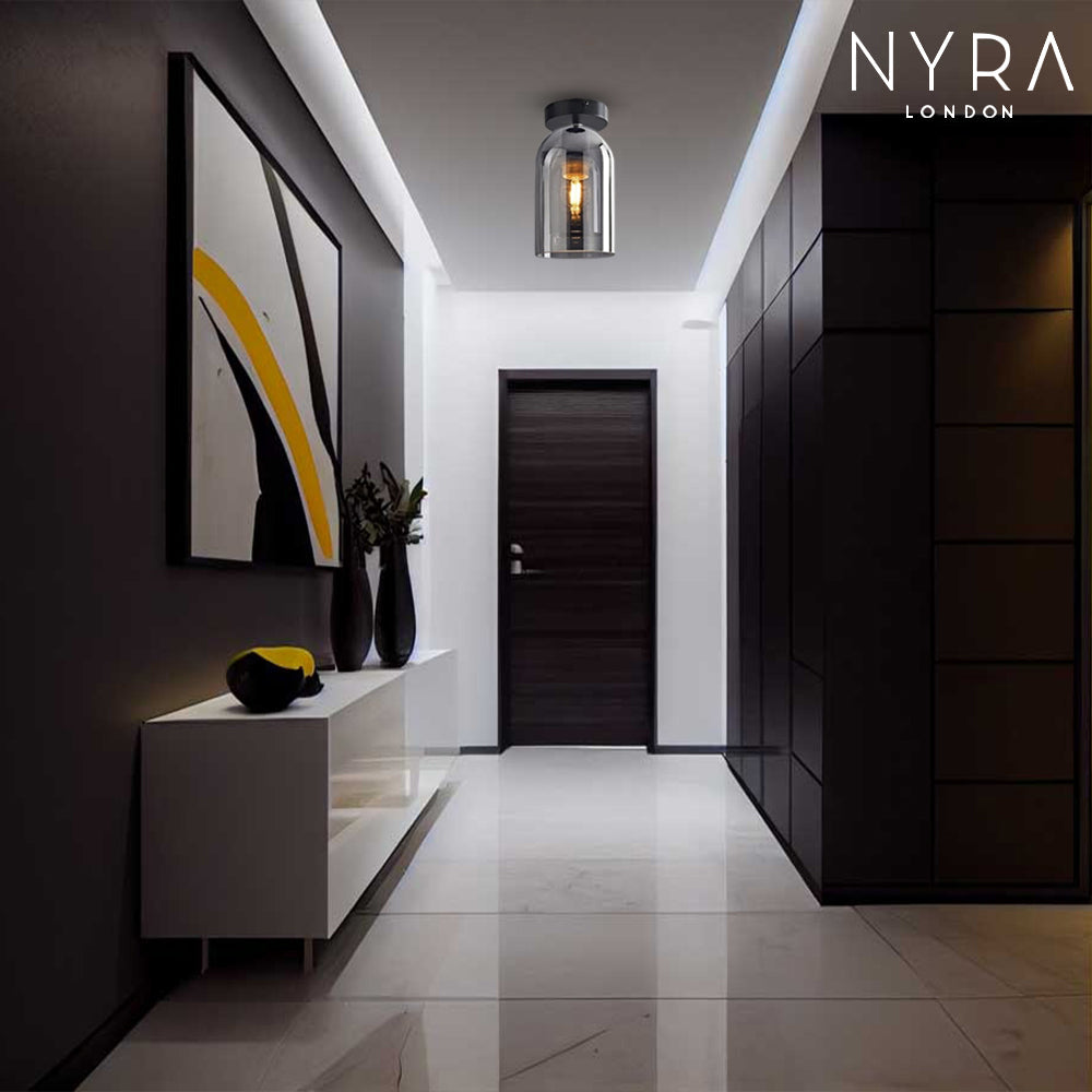 NovaSphere üveggömb fali lámpa meleg hangulathoz