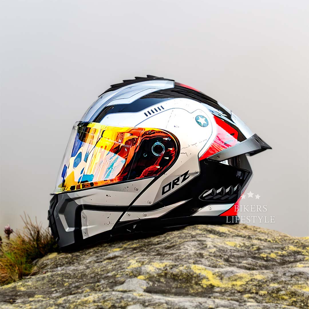 Modulární přilba s dvojitou čočkou ORZ – schváleno DOT a ECE