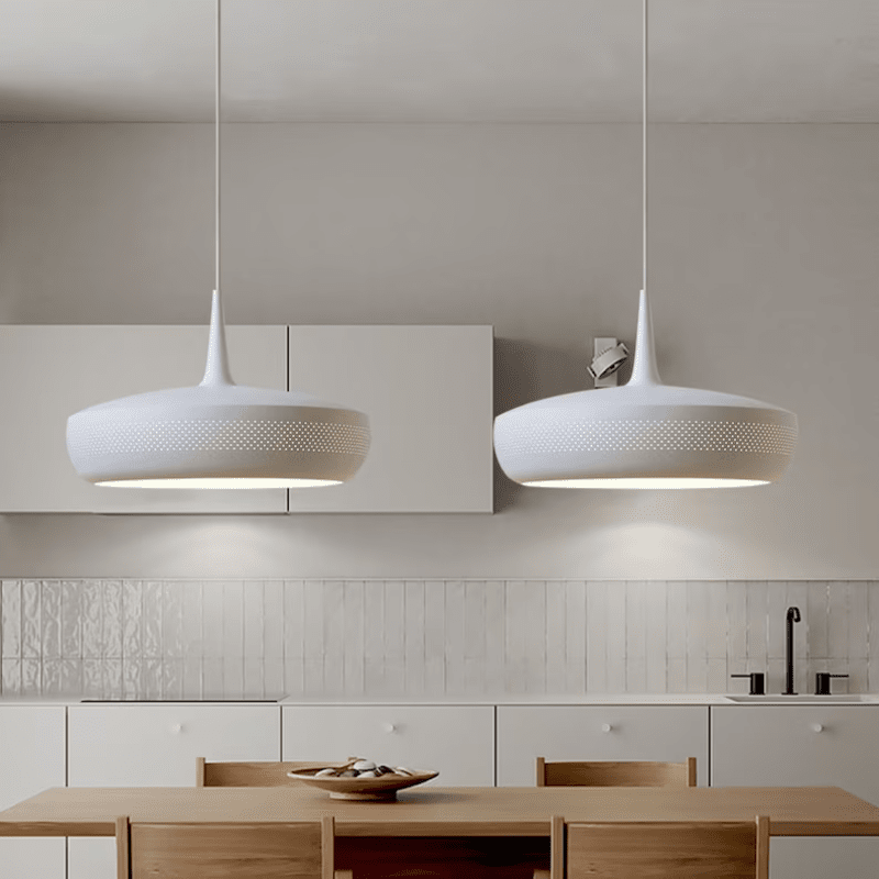 Nordenis Nordic Art Pendant Light In White Aluminum