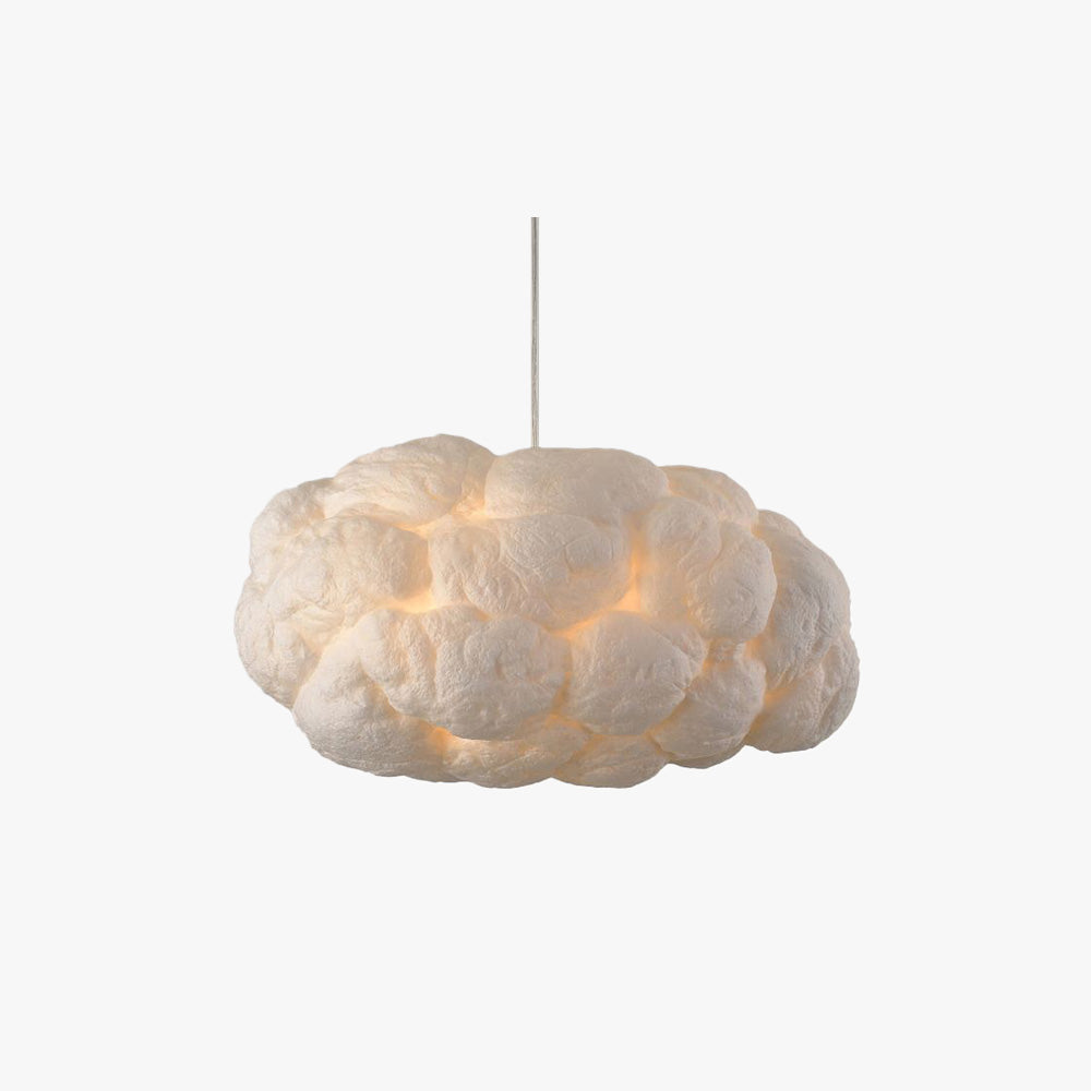 Minori Design Candeeiro de Teto LED Cloud PVC/Algodão Branco