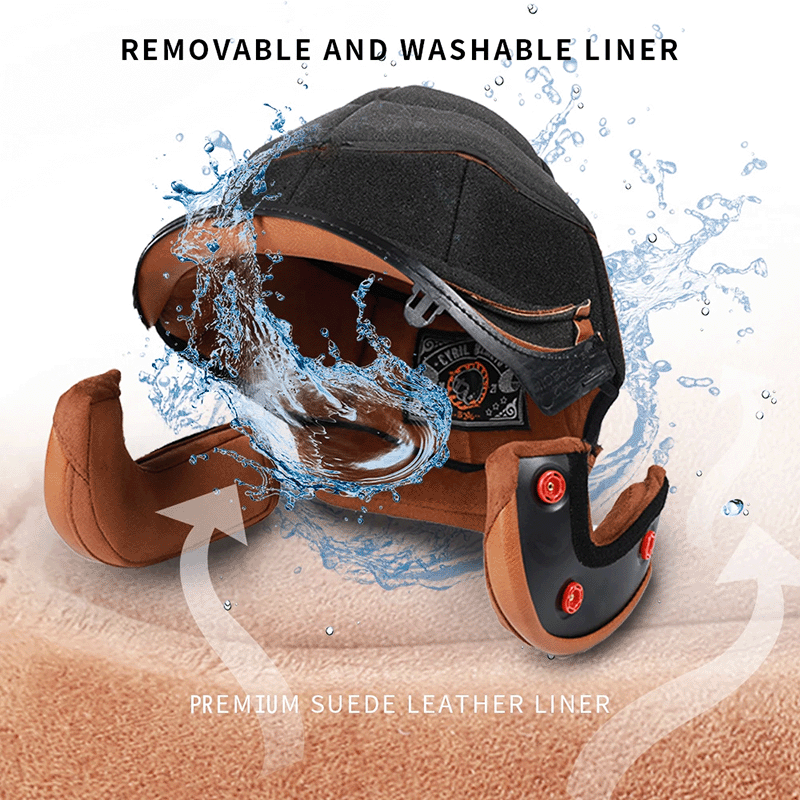 Retro přilba JetLite s otevřenou přilbou KA2