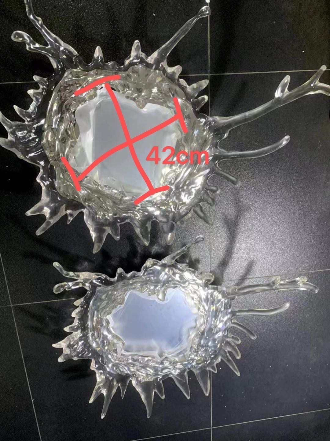 ウォータースプラッシュLEDミラーランプ