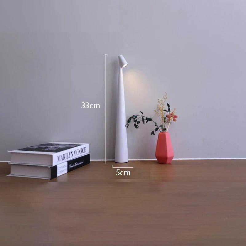 Nordic Minimalist Cordless Table Lamp - Rechargeable & Stylish Decor
