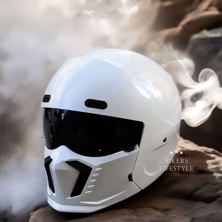 レトロパイロットモーターサイクルヘルメット – DOTおよびECE認定、時代を超えたデザイン