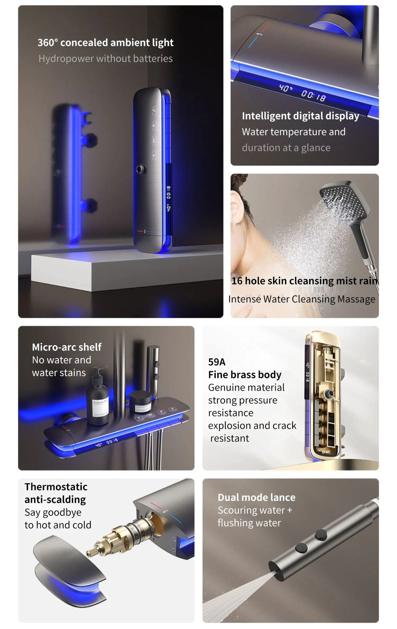 Nuvella | UFO Keys digitális zuhanyegység