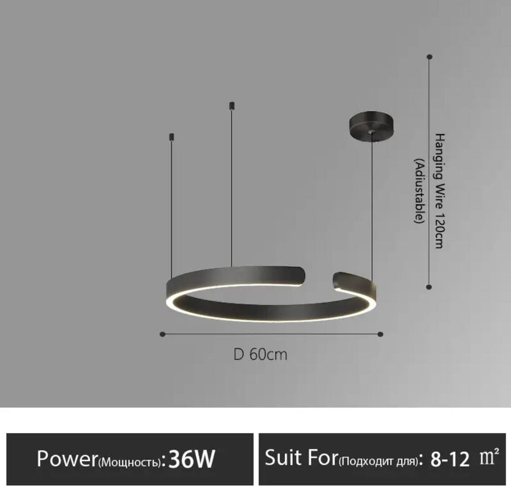 Solara | Elegant Imperial Ring Chandelier for Dining Rooms