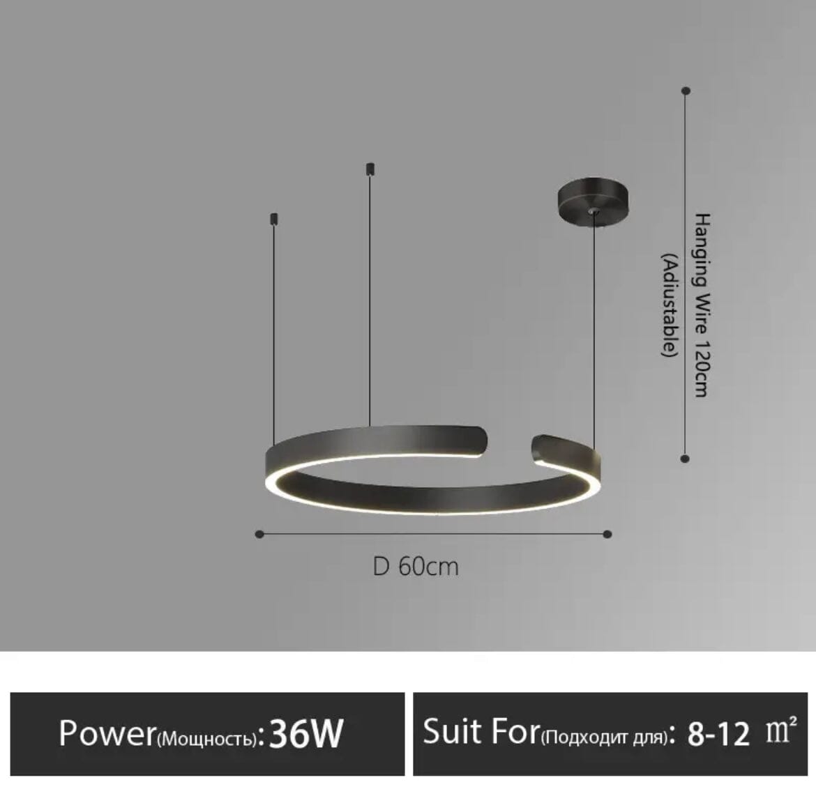 Solara | Elegant Imperial Ring Chandelier for Dining Rooms