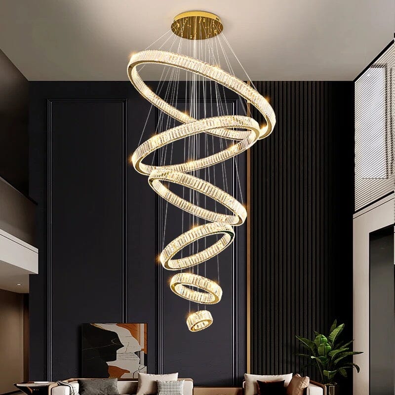 Aurelle Crystal Ring Chandelier