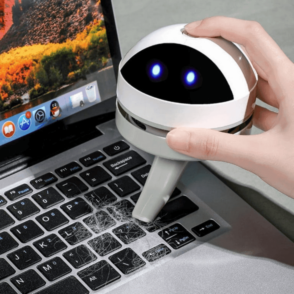 Kompaktní mini stolní vysavač – USB dobíjecí robot pro snadné čištění prachu