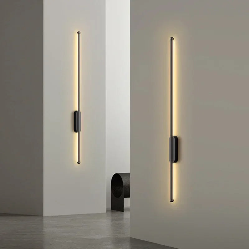 Linelux | Modern LED Wall Lamp in Black or Gold Finish