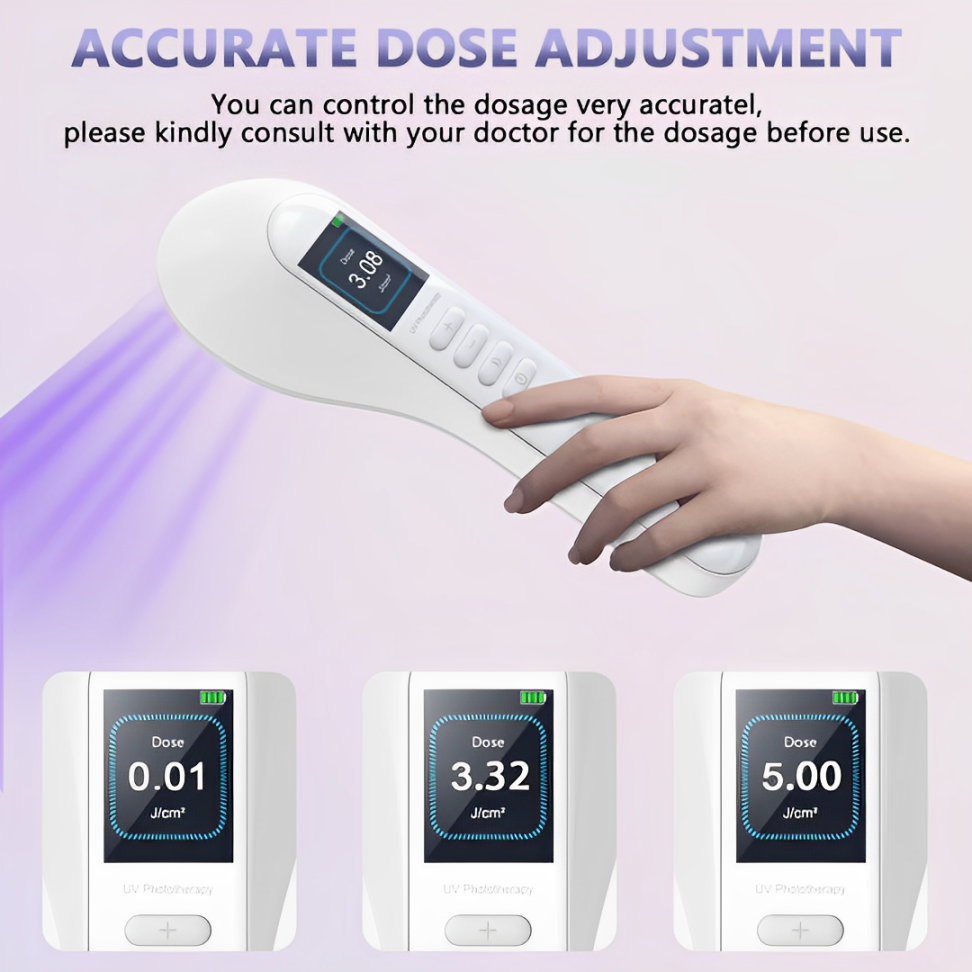 308nm UVB-lampe for vitiligo fototerapi lysbehandling for psoriasis