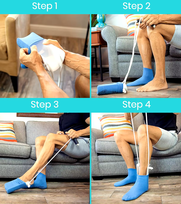Pomůcka na obouvání ponožek Pro | Nasaďte si ponožky snadno