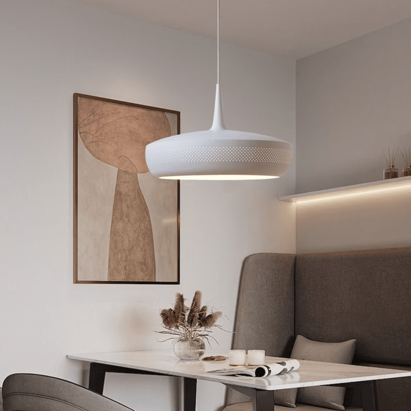 Nordenis Nordic Art Pendant Light In White Aluminum