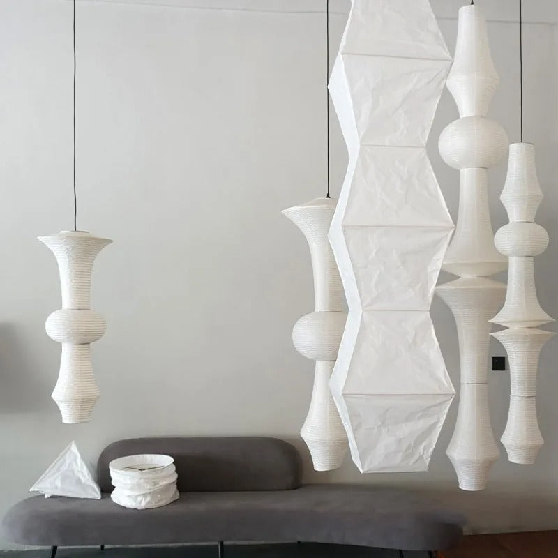 Nexa Sculptural Pendant Lights With Japanese Minimalist Geometry