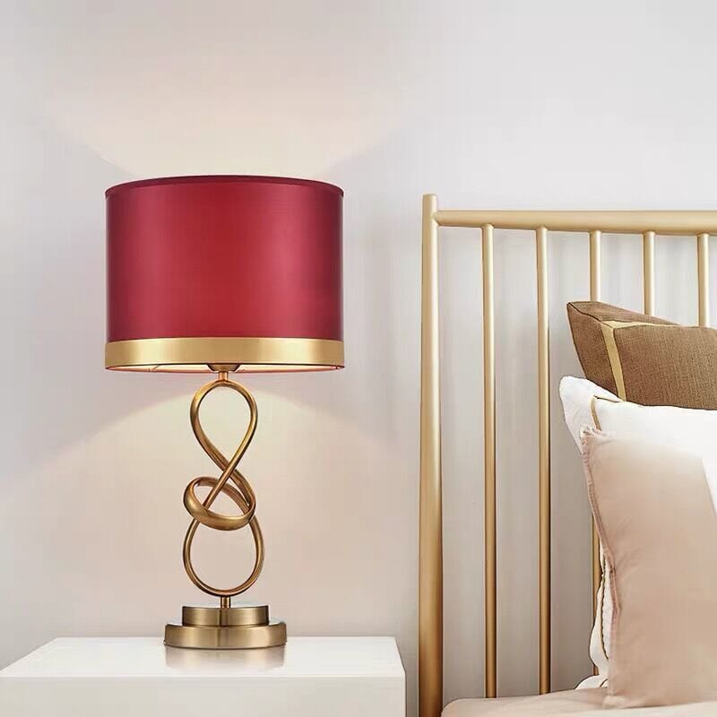 Auriel Handcrafted Iron Lamp with Gold Lining and Nordic Touch