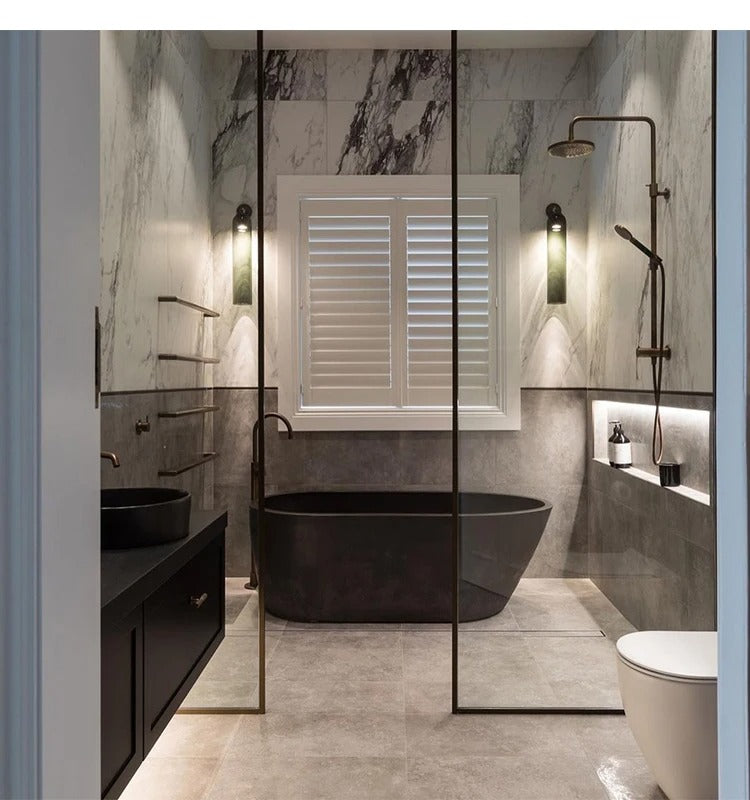 Lindra Glass Sconce Nordic Minimalist Wall Light for Living Rooms