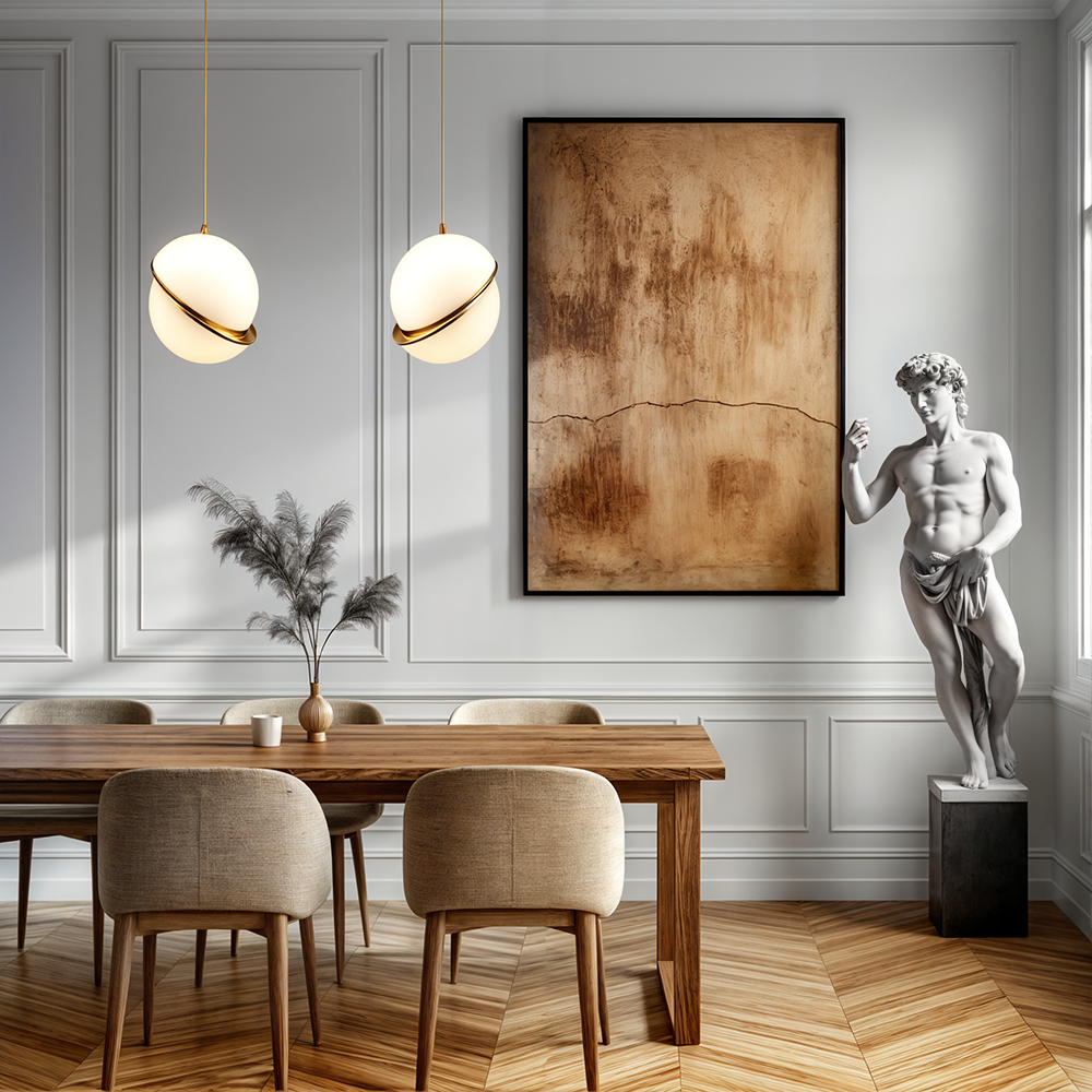 Kairo Orbit Aluminium Pendant Light Celestial Modern Ceiling Fixture