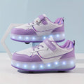 Wheelskate Adventure Roller Shoes - Popular Sneakers with Wheels and Lights