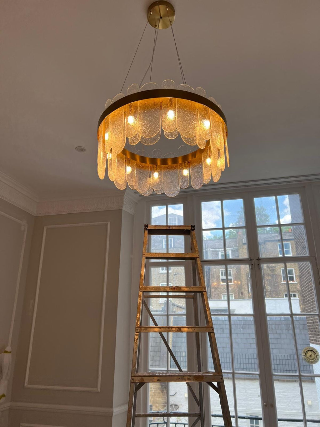Aurea Chandelier for Dining Rooms Foyers and Living Areas