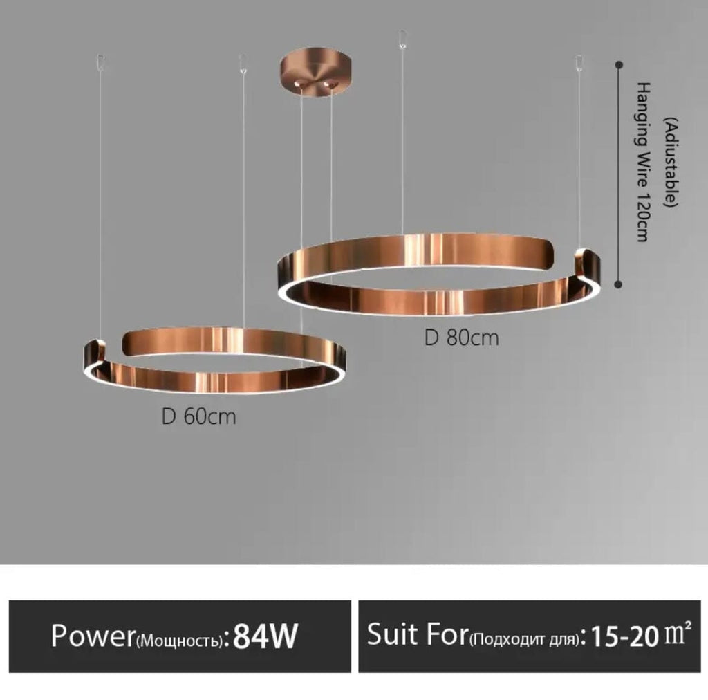 Solara | Elegant Imperial Ring Chandelier for Dining Rooms