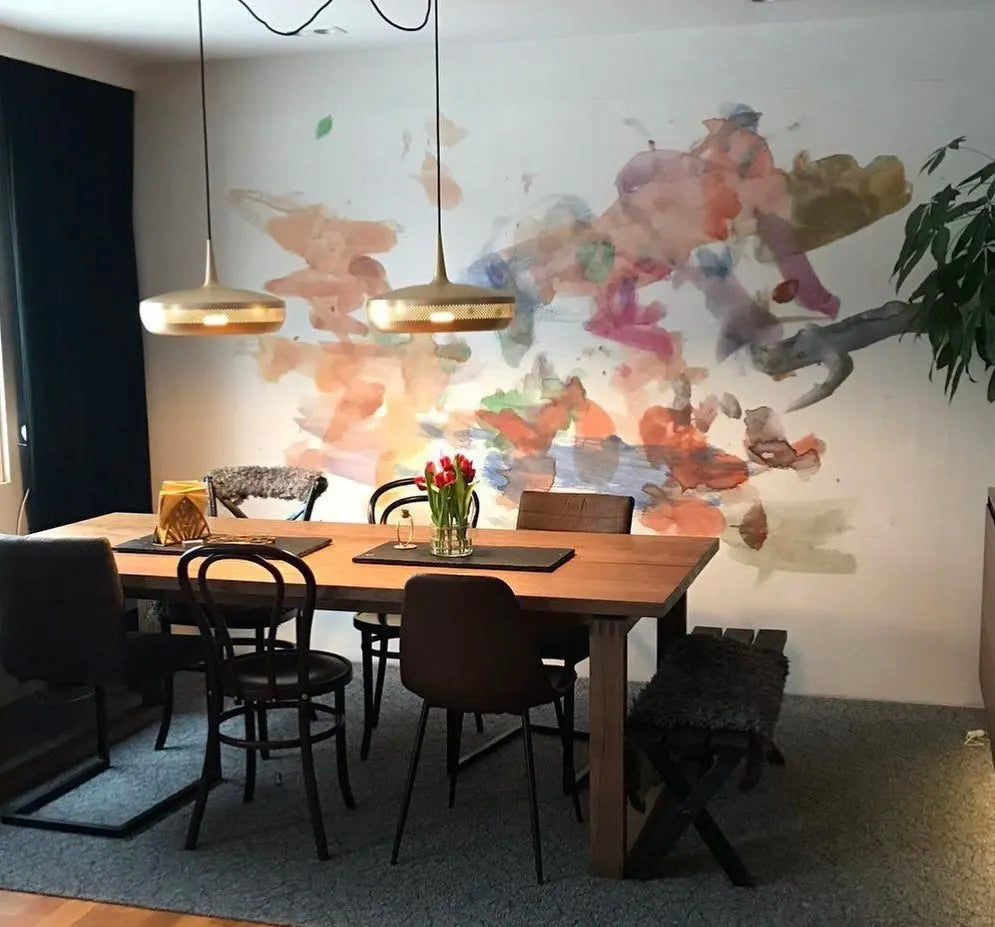 Nordenis Nordic Art Pendant Light In White Aluminum