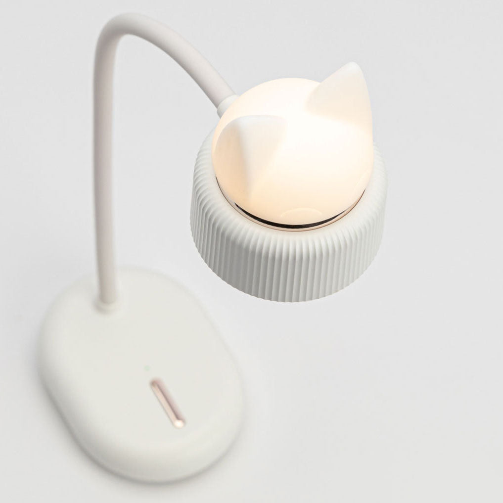 Nyra Clip On Cat Ear LED Desk Lamp For Eye Comfort