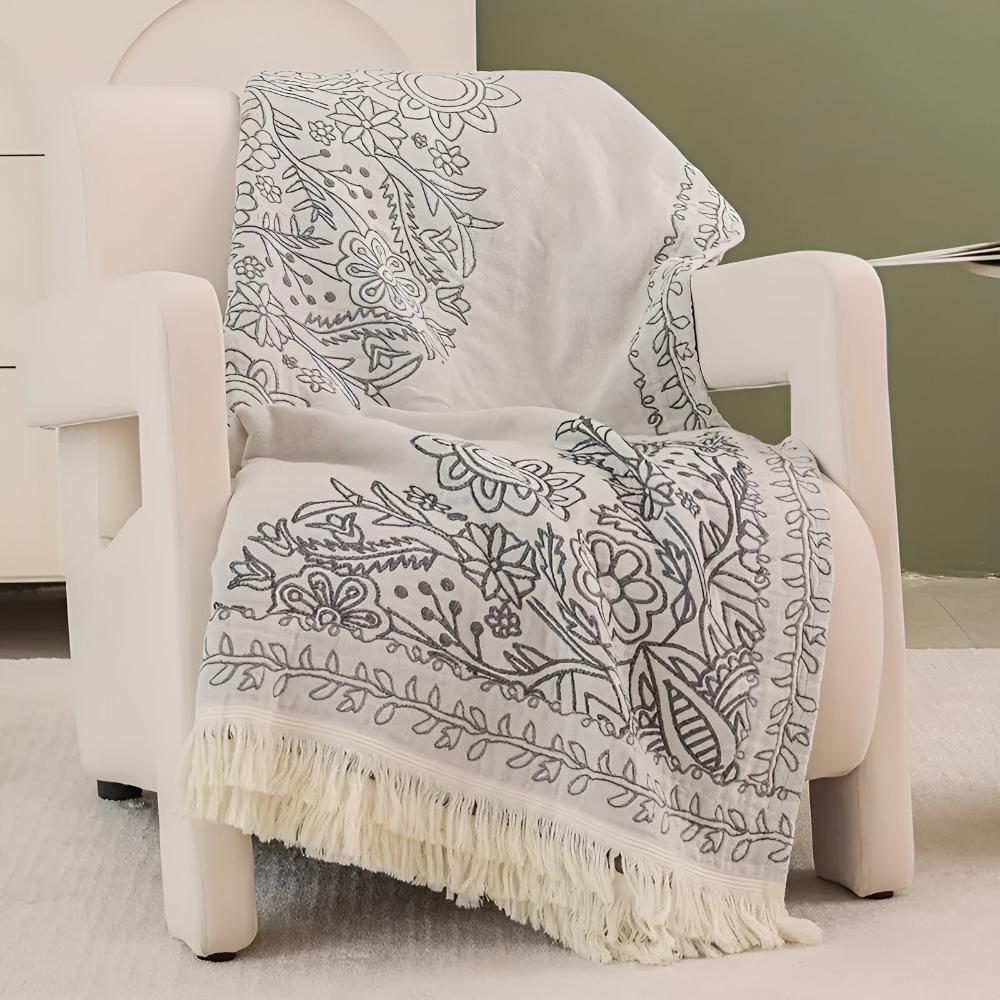 Nordic Chic Cotton Throw