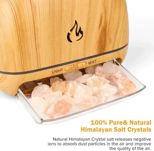 Aeris Himalayan Salt Stone Three In One Aroma Diffuser